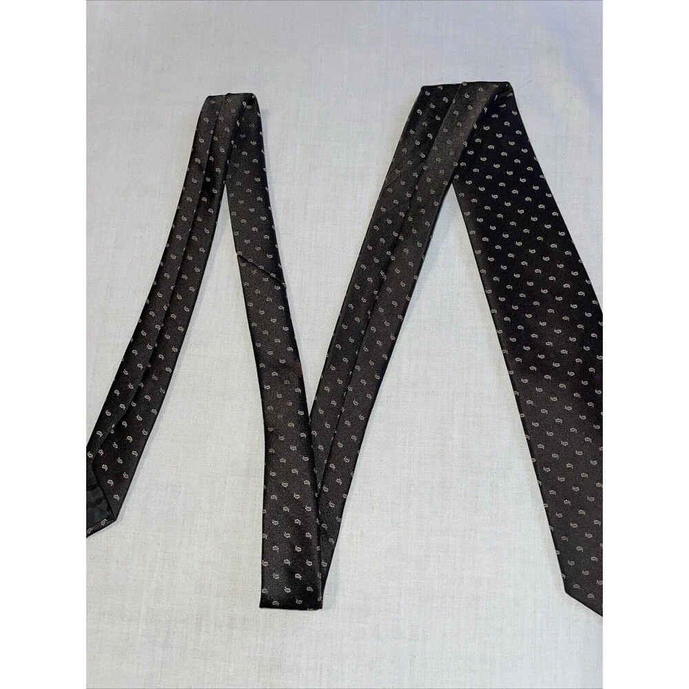 Lanvin Men’s Dress Tie Size 55” Brown 100% Silk Business Formal City Wedding